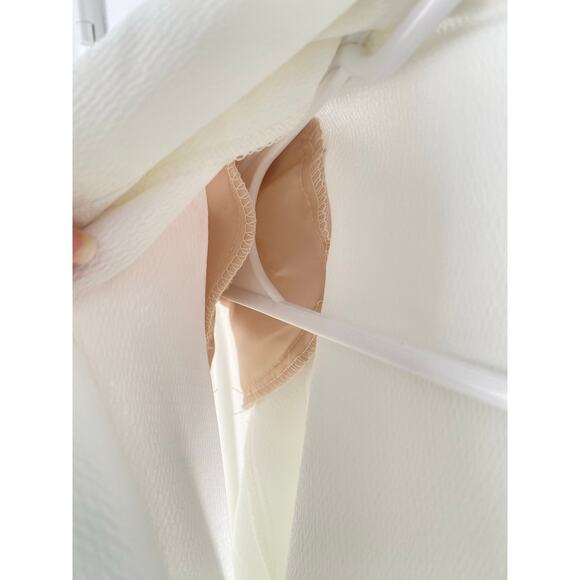 Allison Daley Blouse 16 White Black Embroidered Floral Top Minimalist Classic - Picture 5 of 9